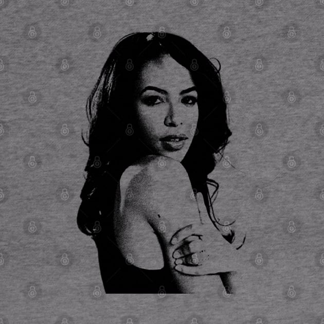 Black White Aaliyah by Legacy BG